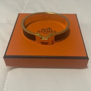 Hermes Black Clic H bracelet